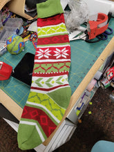 Load image into Gallery viewer, Embroidered Name Christmas Stockings
